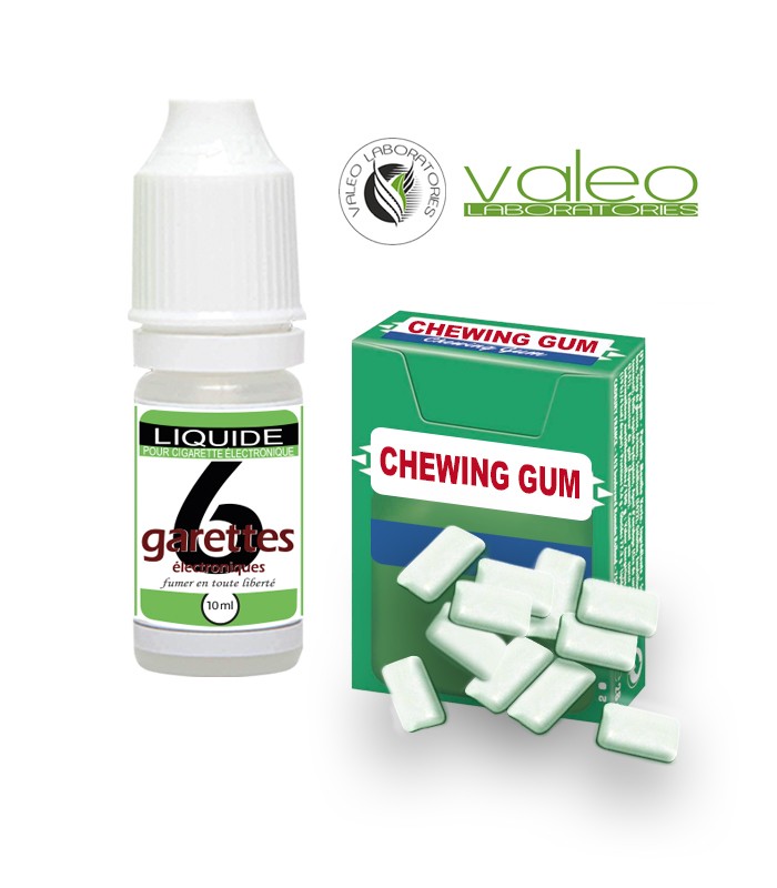 E liquide chewing-gum menthe 10 ml vapfusion