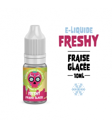 E-liquide FRAISE GLACÉE 10 ml FRESHY