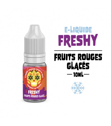 E-liquide FRUITS ROUGES GLACÉS 10 ml FRESHY