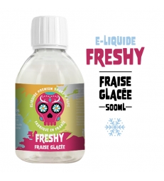 FRAISE GLACÉE 500ml E-liquide FRESHY