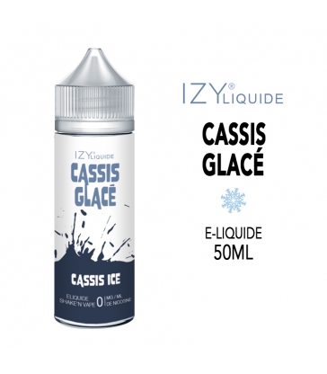 E-LIQUIDE CASSIS GLACÉ IZY LIQUIDE 50ml