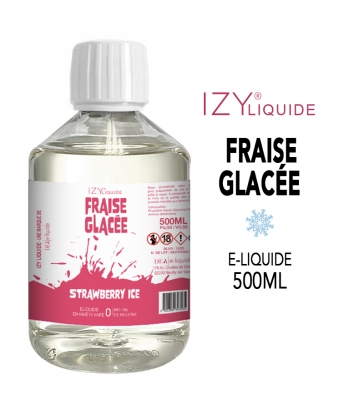 FRAISE GLACÉE 500ml IZY LIQUIDE