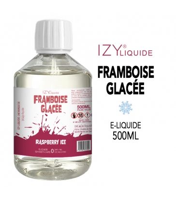 FRAMBOISE GLACÉE 500ml IZY LIQUIDE