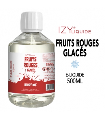 FRUITS ROUGES GLACÉS 500ml IZY LIQUIDE