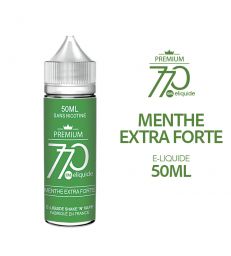 E-Liquide MENTHE EXTRA FORTE 50ML 770 Premium