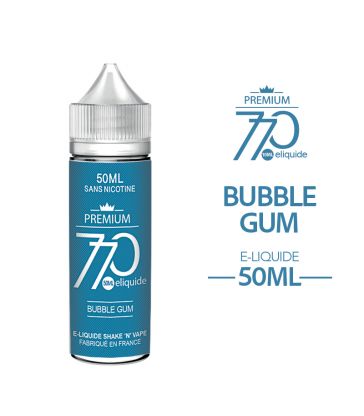 E-Liquide BUBBLE GUM 50 ml 770 Premium