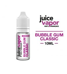 E LIQUIDE BUBBLE GUM CLASSIC 10 ml JUICE VAPOR