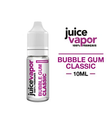 E LIQUIDE BUBBLE GUM CLASSIC 10 ml JUICE VAPOR