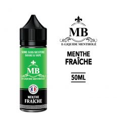 E-Liquide MENTHE FRAÎCHE 50 ml MB