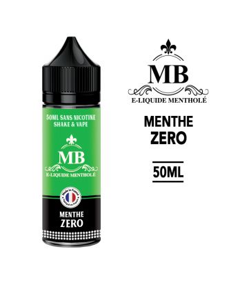 E-Liquide MENTHE ZERO 50 ml MB