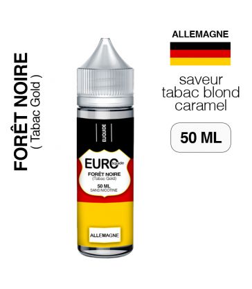 E liquide Tabac Gold 50 ml EUROLIQUIDE ALLEMAGNE