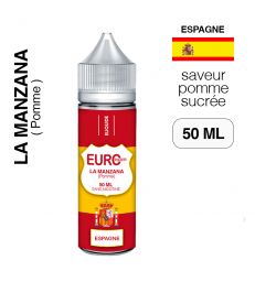 E liquide Pomme 50 ml EUROLIQUIDE ESPAGNE