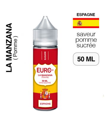 E liquide Pomme 50 ml EUROLIQUIDE ESPAGNE