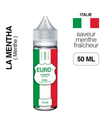 E liquide Menthe 50 ml EUROLIQUIDE ITALIE