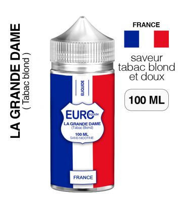 E liquide Tabac blond 100 ml EUROLIQUIDE FRANCE