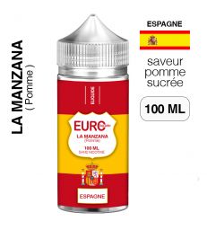 E liquide Pomme 100 ml EUROLIQUIDE ESPAGNE