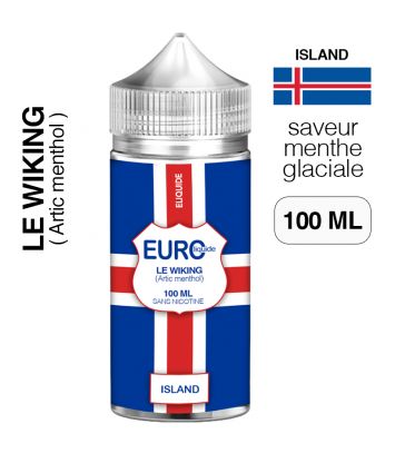 E liquide Artic Menthol 100 ml EUROLIQUIDE ISLAND