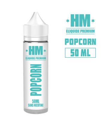 E-liquide POP CORN 50 ml HM PREMIUM