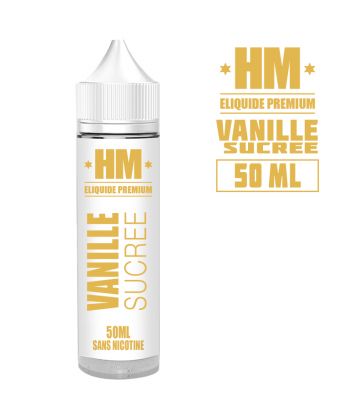 E-liquide VANILLE SUCRÉE HM PREMIUM 50 ml