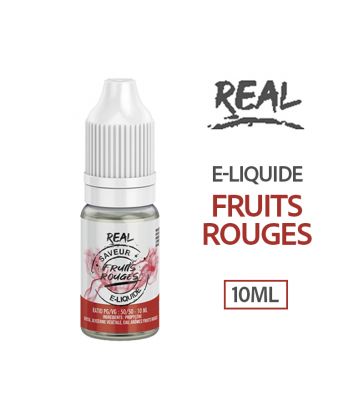 FRUITS ROUGES E-liquide REAL 10ml