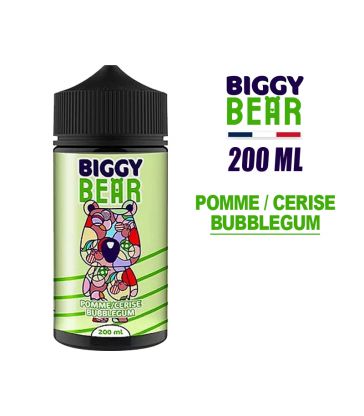 E-LIQUIDE BIGGY BEAR 200ml POMME, CERISE, BUBBLE GUM