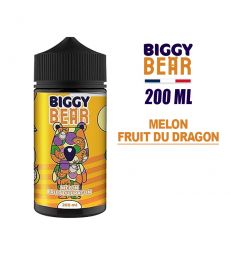 E-LIQUIDE BIGGY BEAR 200ml MELON, FRUIT DU DRAGON