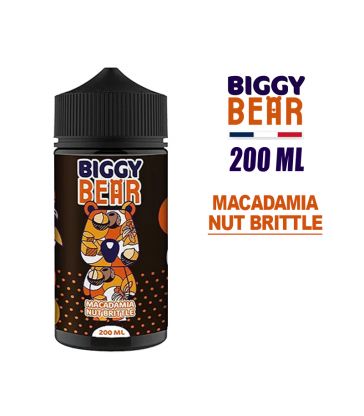 E-LIQUIDE BIGGY BEAR 200ml MACADAMIA NUT BRITTLE