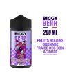 E-LIQUIDE BIGGY BEAR 200ml FRUITS ROUGES GRENADE FRAISE DES BOIS