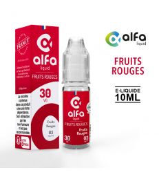 E LIQUIDE FRUITS ROUGES ALFALIQUID 10ml