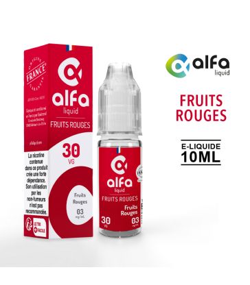 E LIQUIDE FRUITS ROUGES ALFALIQUID 10ml