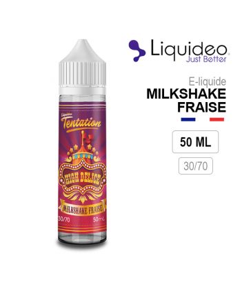 E-Liquide MILKSHAKE FRAISE Liquideo 50ml