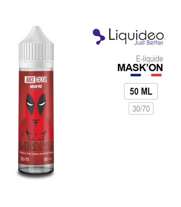 E-Liquide MASK'ON MELON MIEL Liquideo 50ml