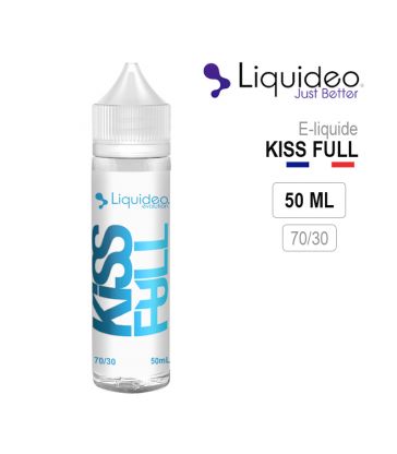 E-Liquide KISS FULL Liquideo Menthe douce, Menthe Verte, Menthe Glacée