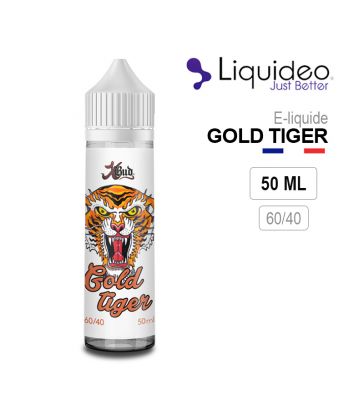 E-Liquide GOLD TIGER Liquideo Tabac Vanille Bourbon