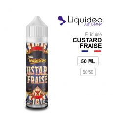 E-Liquide CUSTARD FRAISE 50 ml Liquideo