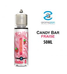 E-liquide AROMAZON CANDY BAR FRAISE LACTÉE 50ML