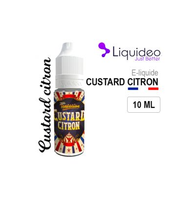 E-Liquide CUSTARD CITRON Liquideo