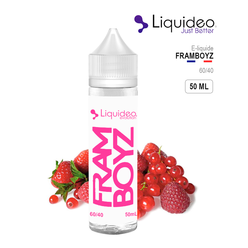 PACK DLUO x5 E-liquides Framboise 10ml - Flavor Hit à 9,50